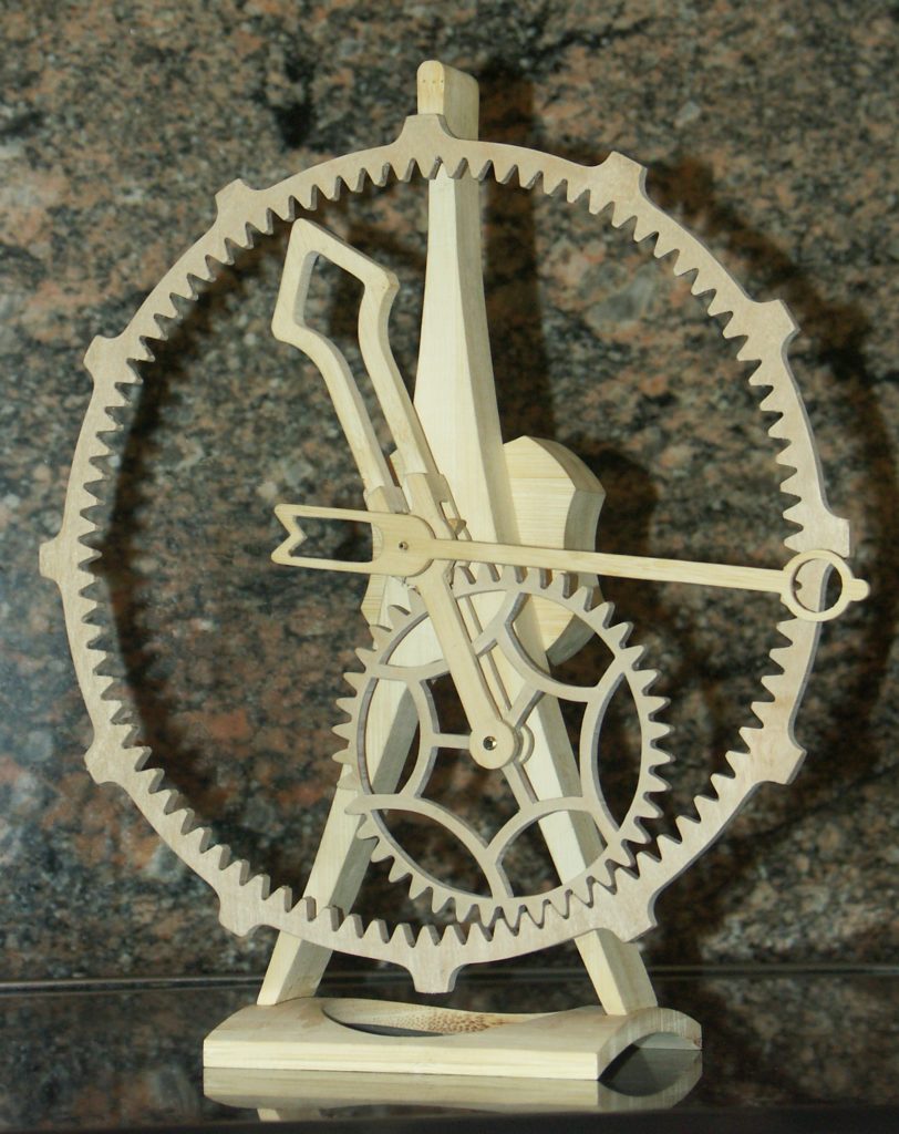 horloge Great wheel par Roland Dutoya artisan horloger