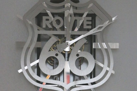 horloge Comtoise Route 66 Roland Dutoya